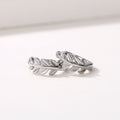Korean Style Fresh Olive Leaf Branch Ear Cuffs Copper Platinum Plated Leaf Earrings For Women view 4