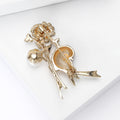 Alloy Enamel Rhinestone Bird Brooch Pin For Suit Decoration view 4