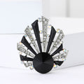 Alloy Rhinestone Shell Brooch Pin For Ocean Style Apparel view 2