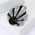 Alloy Rhinestone Shell Brooch Pin For Ocean Style Apparel view 3