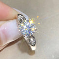 Fashion Proposal Engagement Ring For Women, Romantic Valentine Gift Finger Ring For view 2