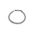 Light Luxury Metal Zircon Heart Flower Beaded Bracelet, Korean Fashion Jewelry view 5
