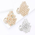 Alloy Rhinestone Peacock Brooch For Women's Coats And Suits view 1