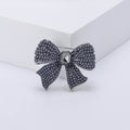 Alloy Pearl Bow Brooch Pin For Fashion Garment Accessories view 2