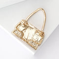 Alloy Enamel Handbag Brooch Pin For Fashion Clothing Accessories view 3