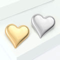 Electroplated Alloy Heart Brooch Pin For Suits And Coats view 3