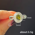 Delicate Zircon Engagement Ring For Women Elegant Ruili Style Popular Versatile Wedding Band Jewelry view 5