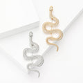 Alloy Enamel Snake Brooch Pin For Suits And Shirts view 1