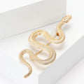 Alloy Enamel Snake Brooch Pin For Suits And Shirts view 3