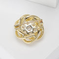 Alloy Zircon Flower Brooch For Elegant Suit And Clothing Decoration view 3