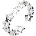 Fashion Smooth Hollow Five Point Star Ring For Women, Korean Style Index Finger Jewelry view 2