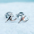 Cute Smooth Mini Dolphin Stud Earrings For Women, Kawaii Ocean Animal Ear Jewelry Accessories view 1