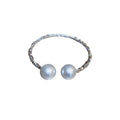 Personalized Copper Pearl Open Collar Choker Necklace Geometric Summer Statement Jewelry view 5