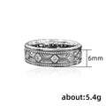 New Cross Border Wedding Rings, Light Luxury Designer Couple Rings With Romantic Bridal Jewelry Style view 4
