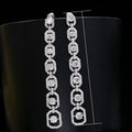 Luxury French Style Long Drop Earrings For Women, Slim Elegant Banquet Dress Jewelry view 5