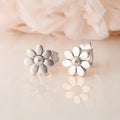 Mini Flower Stud Earrings For Women, Simple Sunflower Floral Ear Jewelry For Accessories view 3