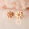 Mini Flower Stud Earrings For Women, Simple Sunflower Floral Ear Jewelry For Accessories view 5