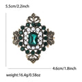 Alloy Rhinestone Baroque Brooch Pin For Elegant Coat Decoration view 5