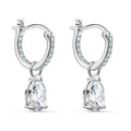Simple Elegant Water Drop Zircon Earrings For Women With Detachable Dangle Ear Drops view 1