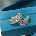 European Copper Platinum Plated Hollow Ring For Women Creative Fashion Jewelry view 3