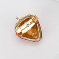 Alloy Rhinestone Strawberry Brooch Pin For Summer Shirts And Clothing view 3