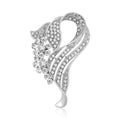 Alloy Rhinestone Brooch Pin For Elegant Clothing And Lapel Decoration view 2