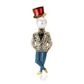 Alloy Rhinestone Magician Brooch Pin For Coats Sweaters And Suits view 5