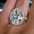Oversized AAA Zircon Wedding Ring For Women Romantic Bridal Engagement Jewelry Supplier view 4