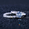European Style Matching Couple Rings With Zircon, Engagement Rings And Casual Fashion Accessories view 5