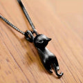 Korean Cute Cat Pendant Necklace Short Clavicle Chain Spring Summer Fashion Accessory For Women view 3