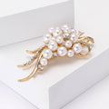 Alloy Pearl Grape Brooch For Elegant Women Fashion Decoration view 3