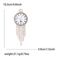 Alloy Enamel Tassel Clock Brooch Pin For Sweaters And Cardigans view 6