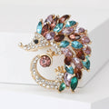 Alloy Rhinestone Crystal Hedgehog Brooch Pin For Unisex Apparel Accessories view 2