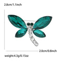 Alloy Crystal Dragonfly Brooch Pin For Suits And Coats view 4