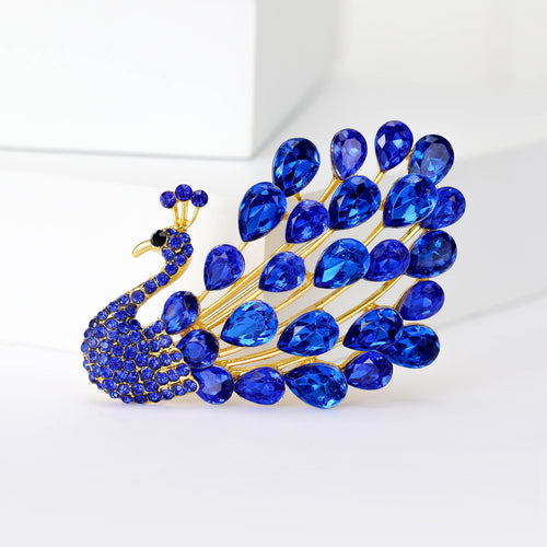 Alloy Crystal Swan Brooch Pin For Fashion Clothing Decoration