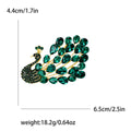 Alloy Crystal Swan Brooch Pin For Fashion Clothing Decoration view 6