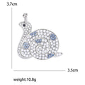 Alloy Pearl Snail Brooch Pin For Cute Clothing Accessories view 5