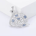 Alloy Pearl Snail Brooch Pin For Cute Clothing Accessories view 4