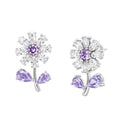 2023 Light Luxury Daisy Flower Stud Earrings For Women, Niche Design Fashion Floral Jewelry view 7