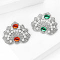 Alloy Pearl Crown Brooch For Vintage Court Style Coats view 3
