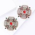 Alloy Rhinestone Baroque Brooch Vintage Lapel Pin For Women Apparel view 3