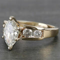 New Fashion Marquise Zircon Women's Ring, Elegant European American Accessory Jewelry view 2