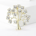 Alloy Rhinestone Money Tree Brooch Pin For Elegant Clothing Accessories view 2