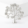 Alloy Rhinestone Money Tree Brooch Pin For Elegant Clothing Accessories view 4