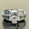 Luxury T Shape Square Zircon Ring For Women Anniversary Celebration Fashion Hand Jewelry view 6