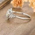 Fashion OL Sunflower Zircon Ring For Women, Floral Statement Jewelry Supply view 4