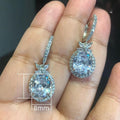 Luxury Multicolor Gemstone Series Long Zircon Drop Earrings For Women High End Fashion Jewelry view 5