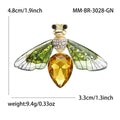 Alloy Crystal Bee Brooch Pin For Suits Hats And Scarves view 6