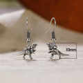 Funny Dinosaur Shape Drop Earrings For Women, Quirky Animal Design Niche Fashion Ear Jewelry view 5