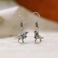 Funny Dinosaur Shape Drop Earrings For Women, Quirky Animal Design Niche Fashion Ear Jewelry view 2
